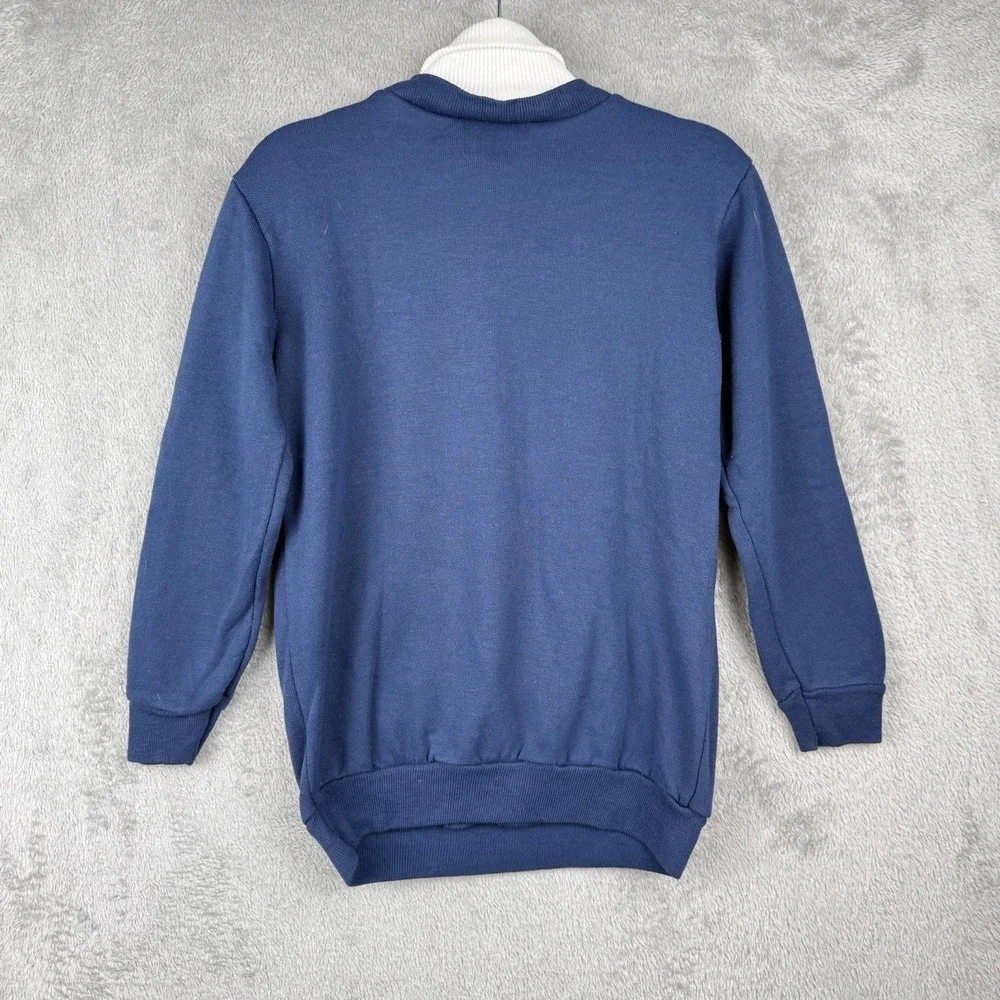 In Design Sweatshirt Girls 6X‎ Teddy Bears Hearts Bows Turtleneck USA Made VTG